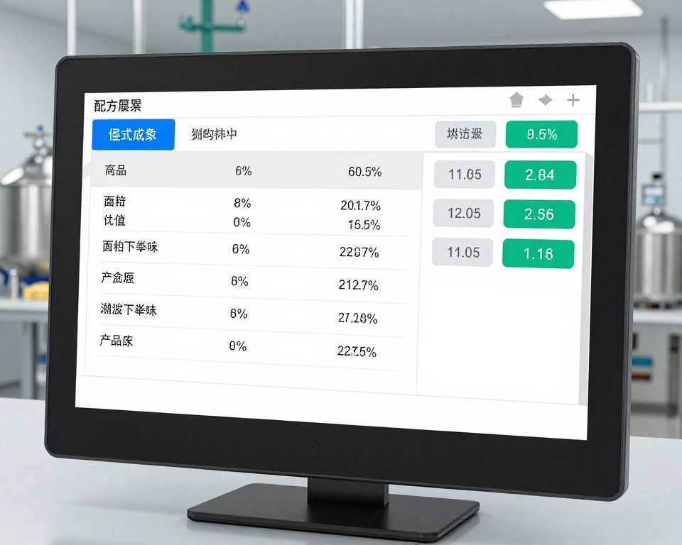 Automated recipe management system for feed production Automated recipe management system for feed production