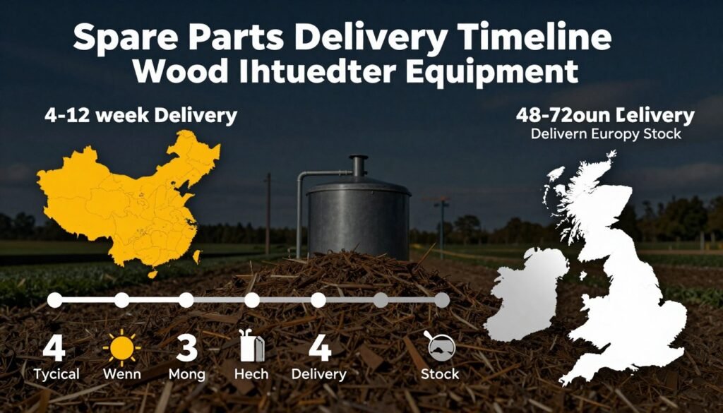 Comparison chart of spare parts delivery times UK market Comparison chart of spare parts delivery times UK market