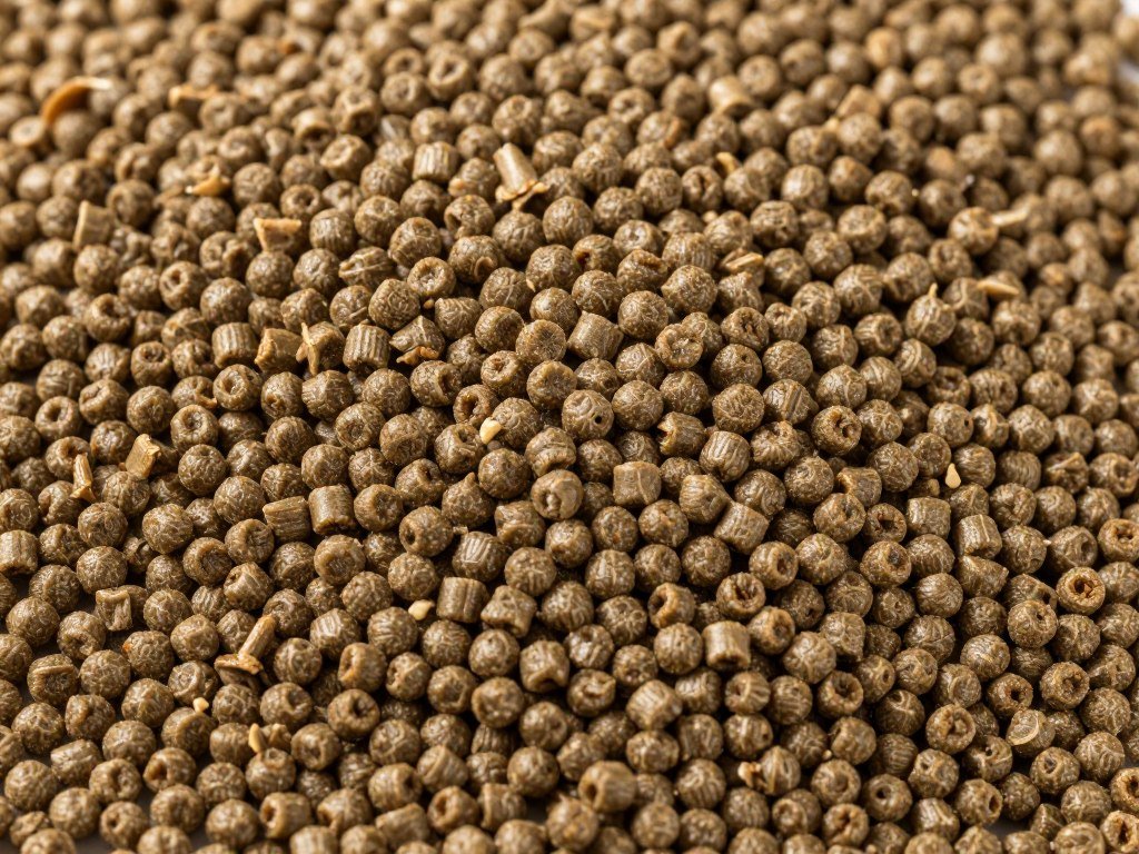 Duck feed pellets