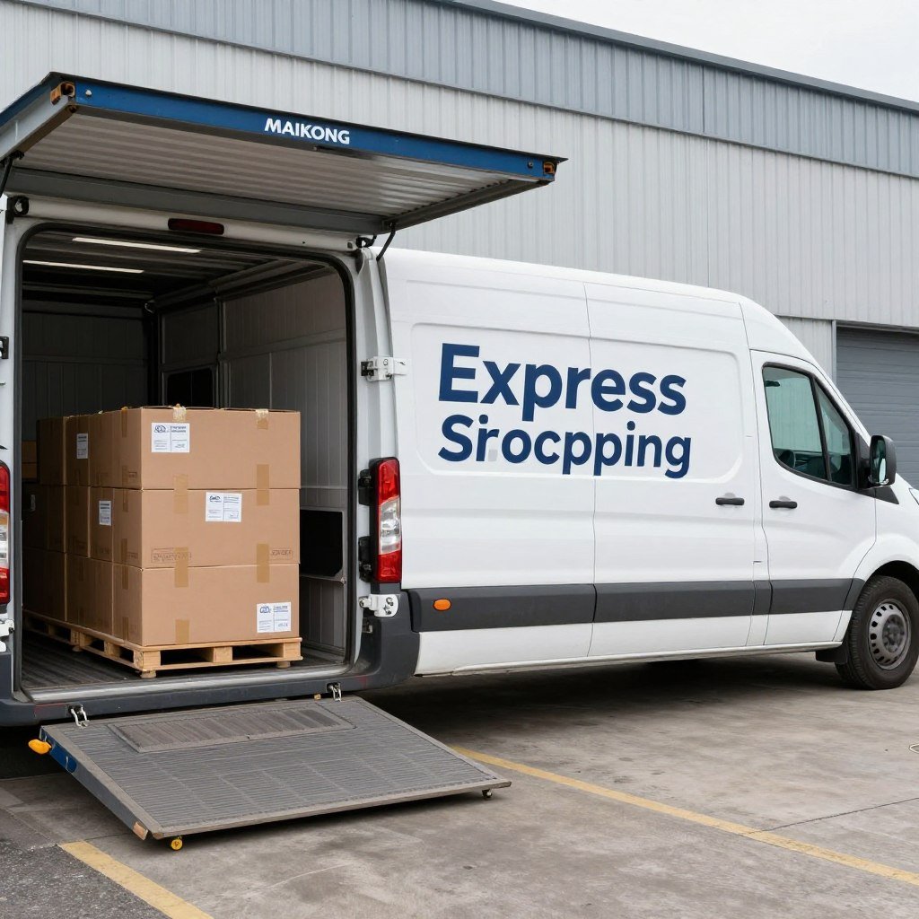 Express delivery van with MAIKONG spare parts Express delivery van with MAIKONG spare parts