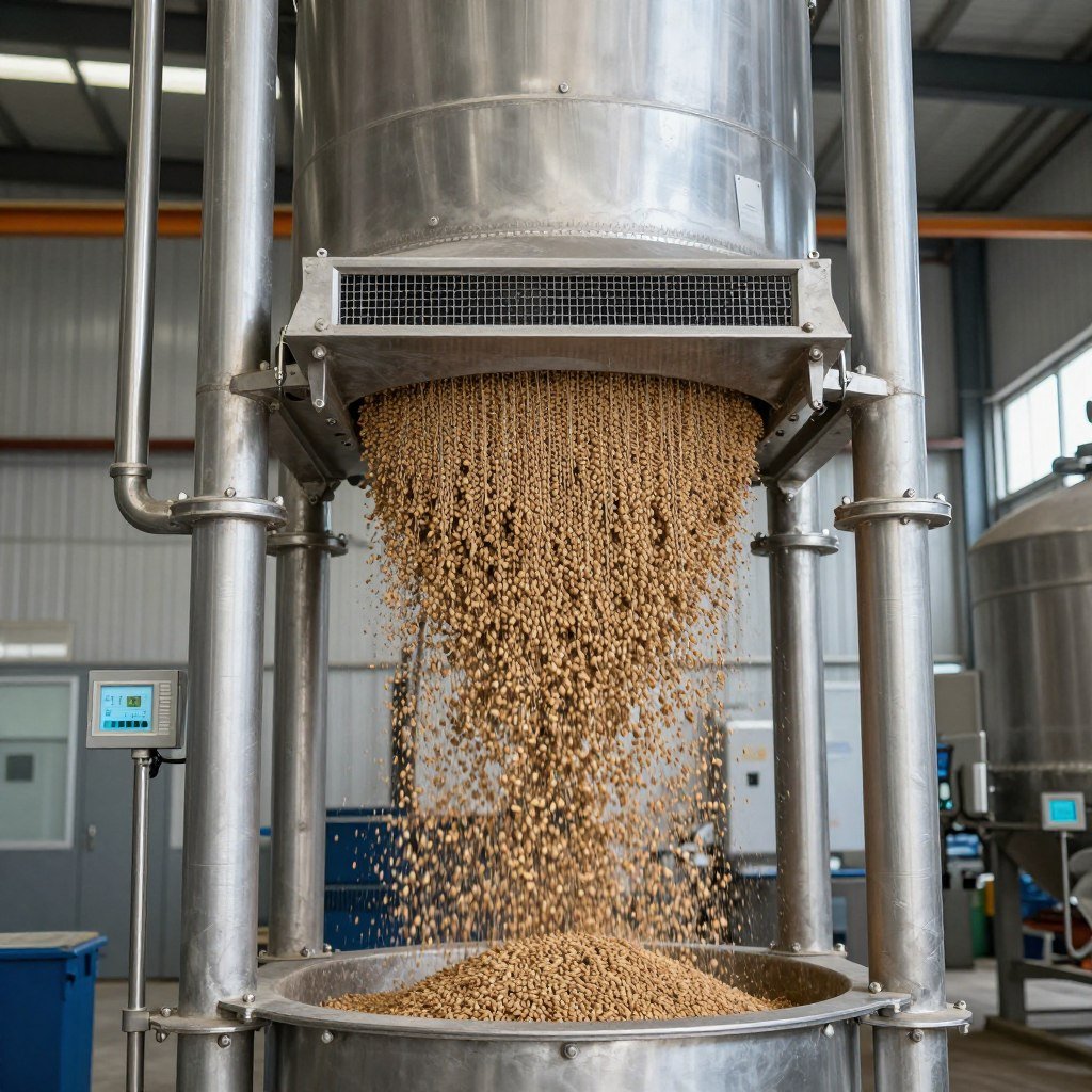Fish feed cooler machine