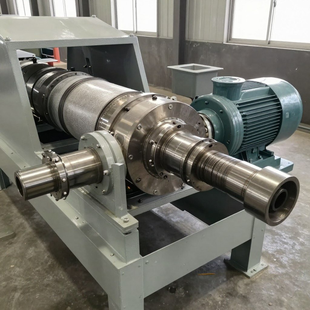 Fish feed extruder machine