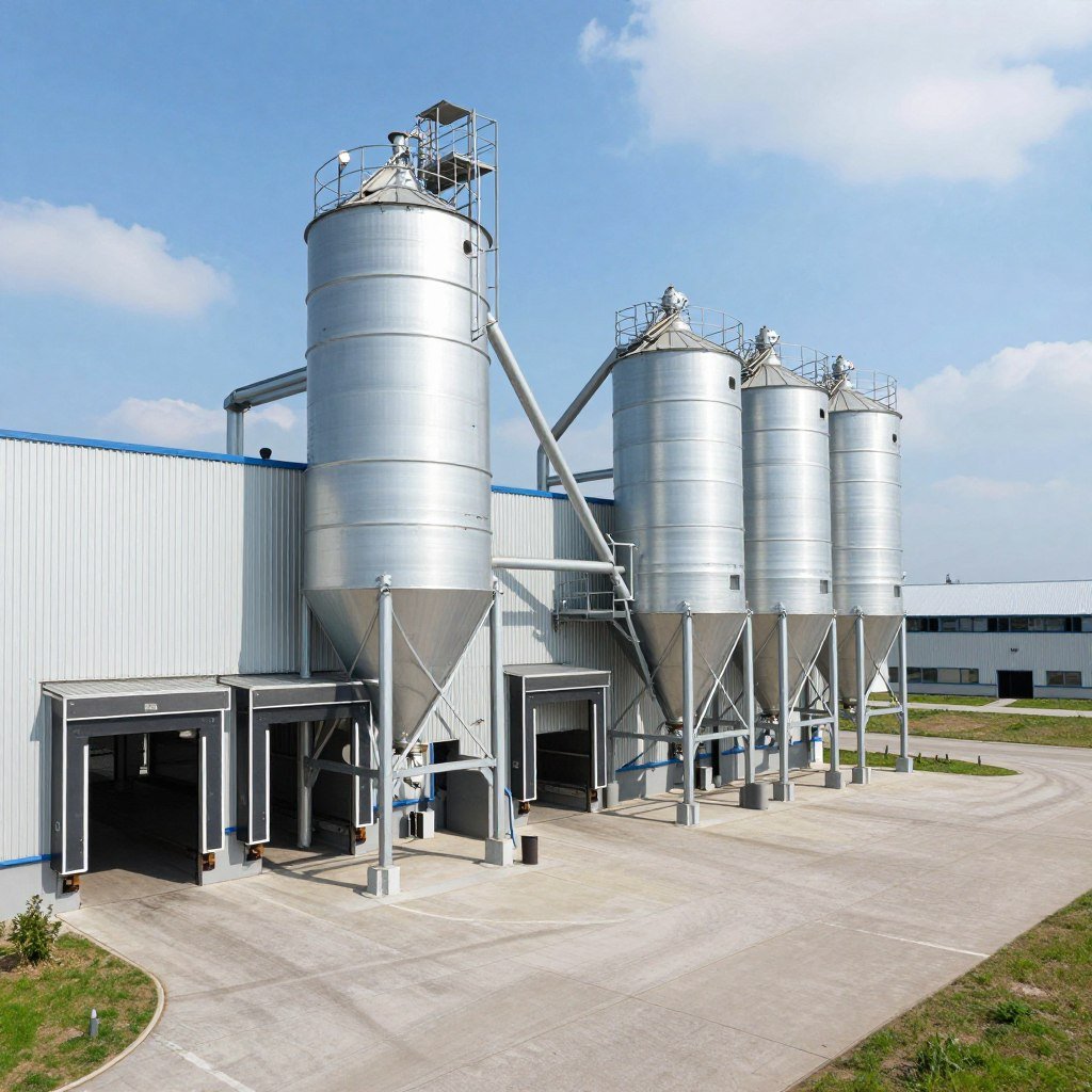Fish feed production Belgium facility