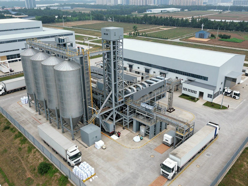 Fish feed production line supplier complete system layout