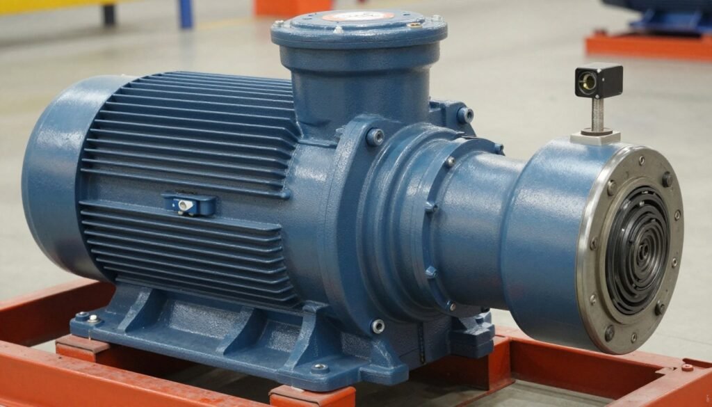 Industrial motor and bearing assembly for pellet production equipment Industrial motor and bearing assembly for pellet production equipment