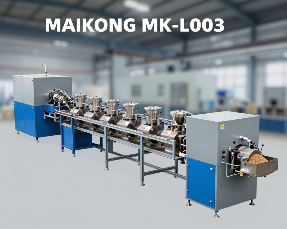 MAIKONG MK-L003 cattle feed pellet production line complete system layout
