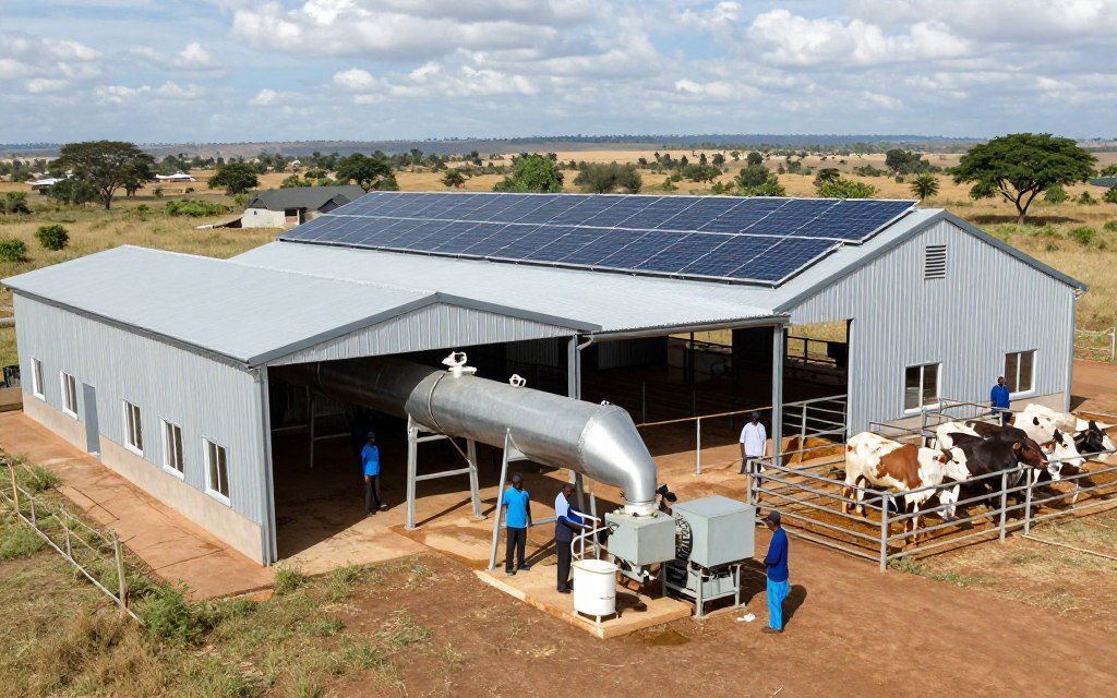 MAIKONG cattle feed production installation in African agricultural project