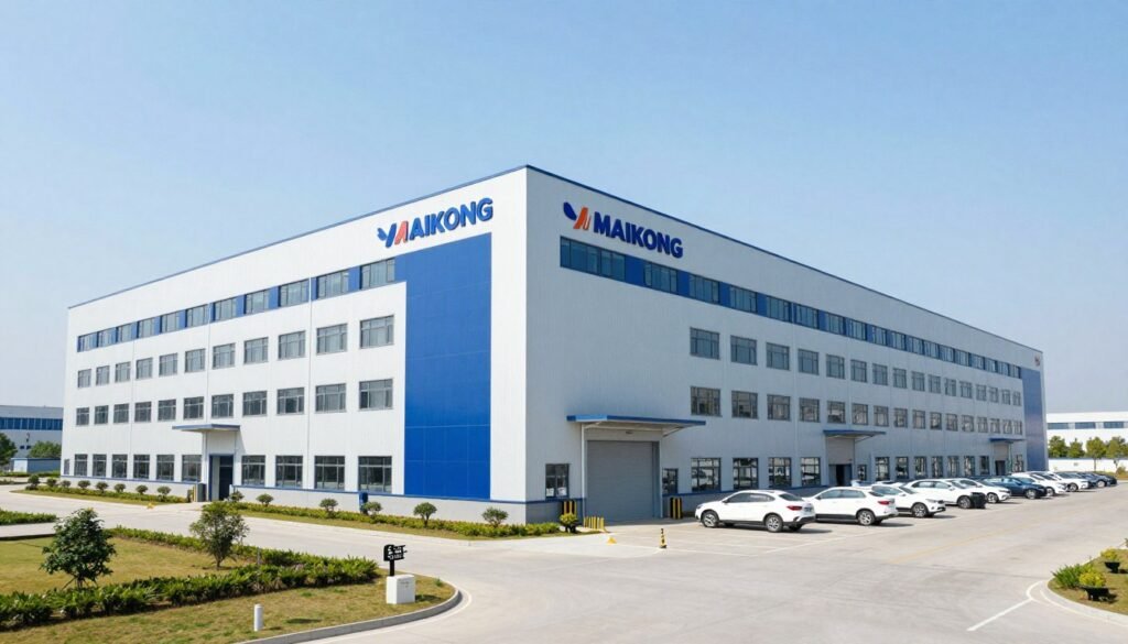 MAIKONG factory facility exterior with company branding