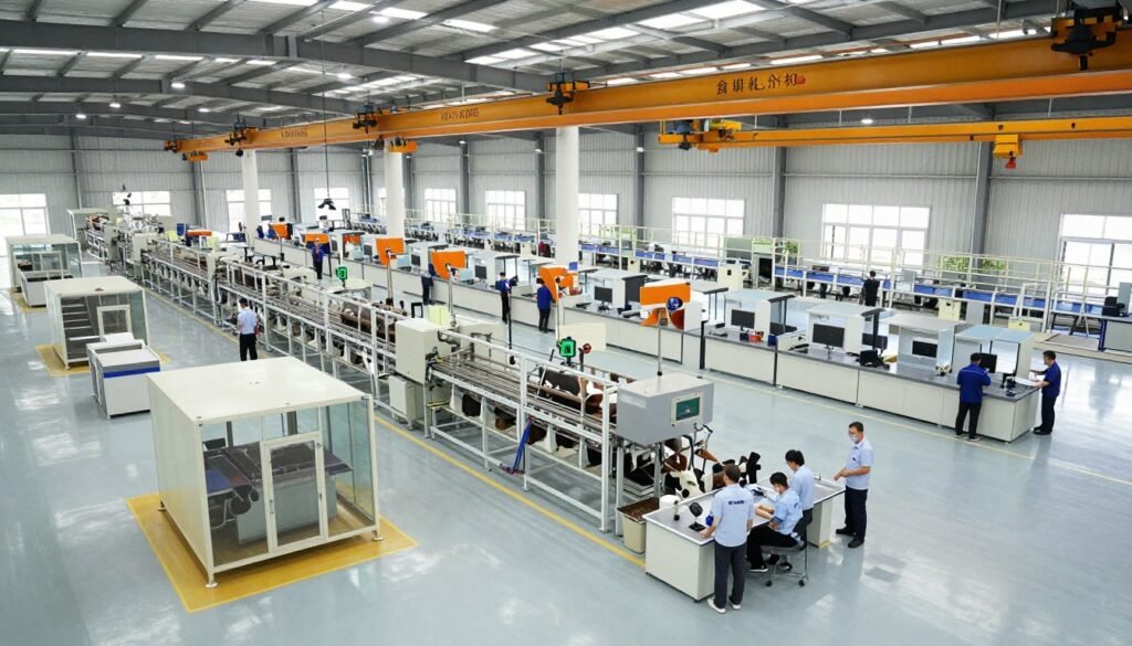 MAIKONG manufacturing facility producing cattle feed production lines
