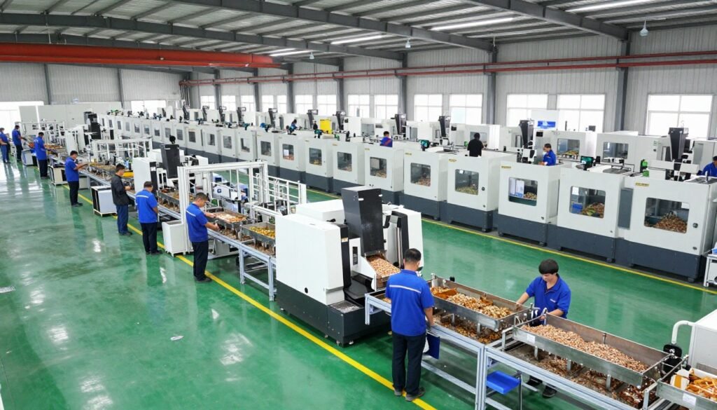 MAIKONG manufacturing facility producing feed production equipment