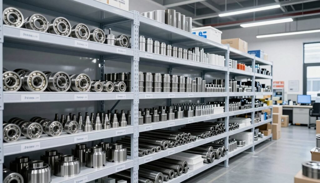 MAIKONG spare parts warehouse with organized inventory in UK MAIKONG spare parts warehouse with organized inventory in UK