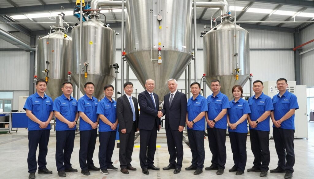 MAIKONG team supporting UK feed mill clients