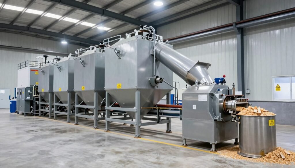 MAIKONG wood pellet production line installed in UK poultry feed mill MAIKONG wood pellet production line installed in UK poultry feed mill