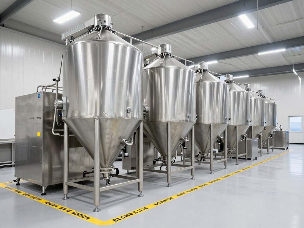 Organic feed production facility in Netherlands with specialized cleaning systems