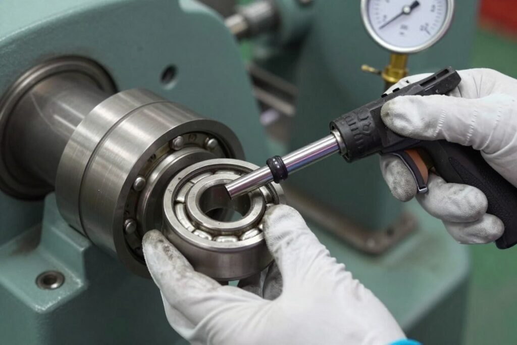 Proper bearing lubrication procedure on feed mill equipment Proper bearing lubrication procedure on feed mill equipment
