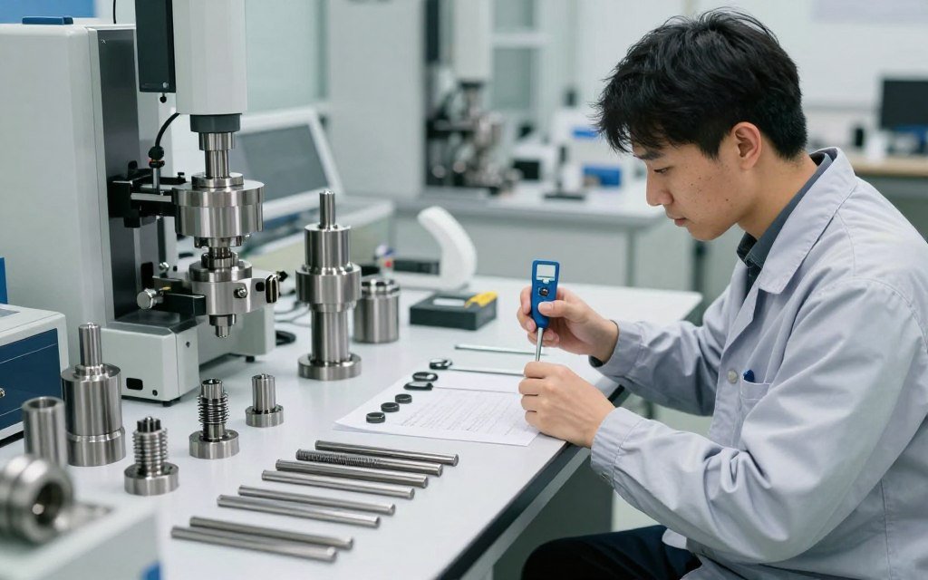 Quality inspection of feed production equipment components