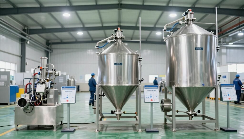 Range of pet feed production line capacities from small to large scale
