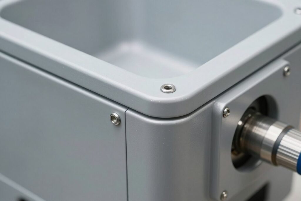 Sanitary design features for easy cleaning and maintenance Sanitary design features for easy cleaning and maintenance
