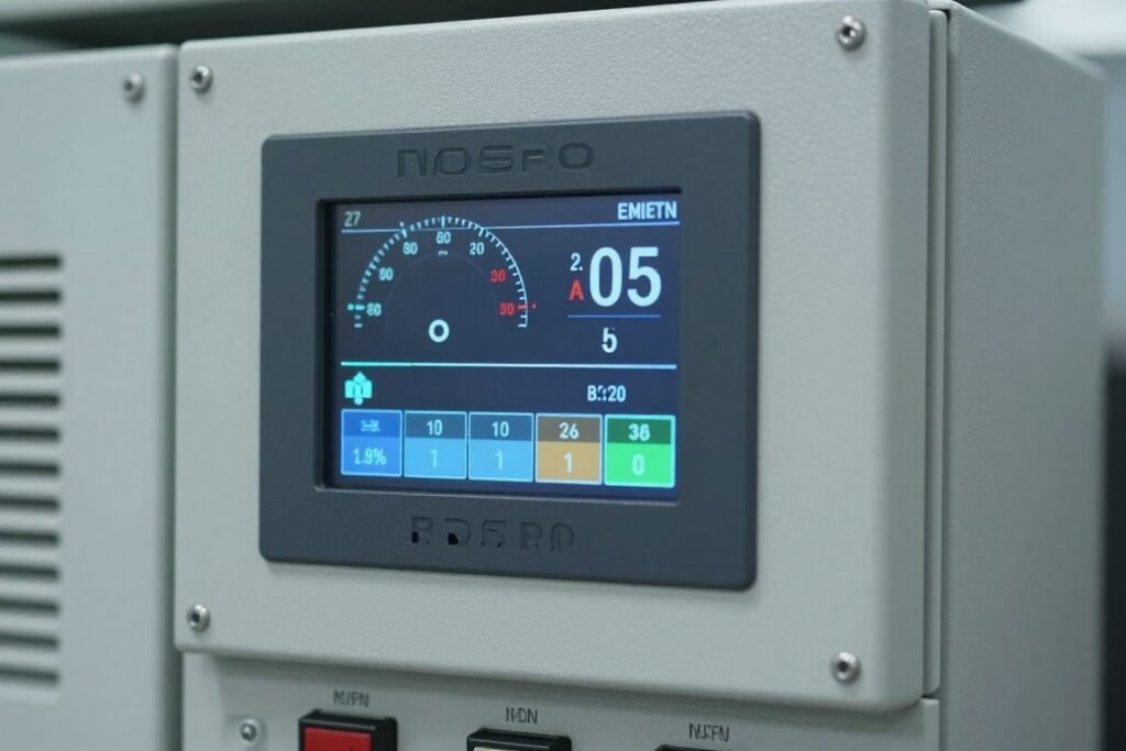Variable frequency drive control panel for energy efficiency Variable frequency drive control panel for energy efficiency