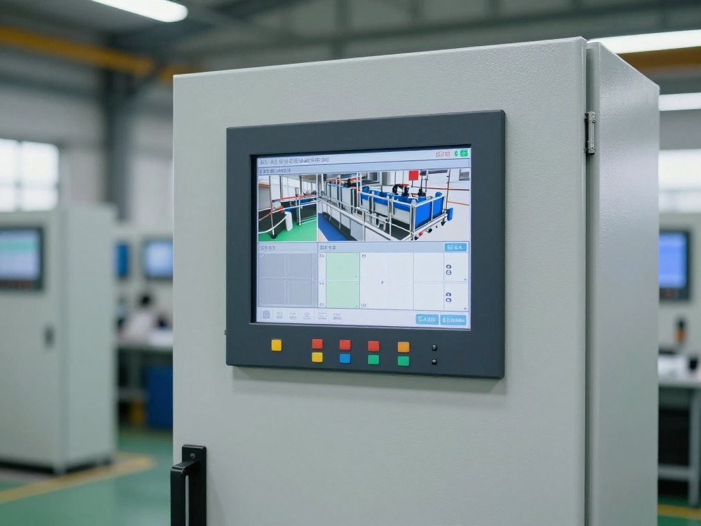 basic PLC control panel for feed production basic PLC control panel for feed production