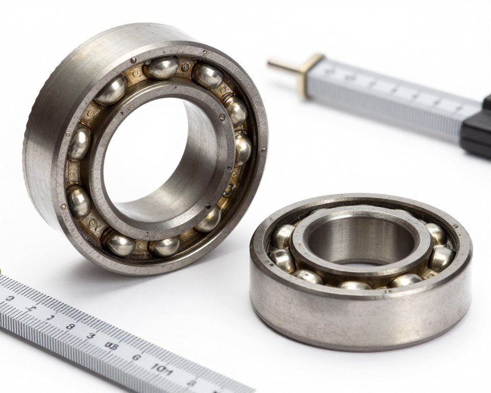 damaged vs new pellet mill bearing comparison wear patterns