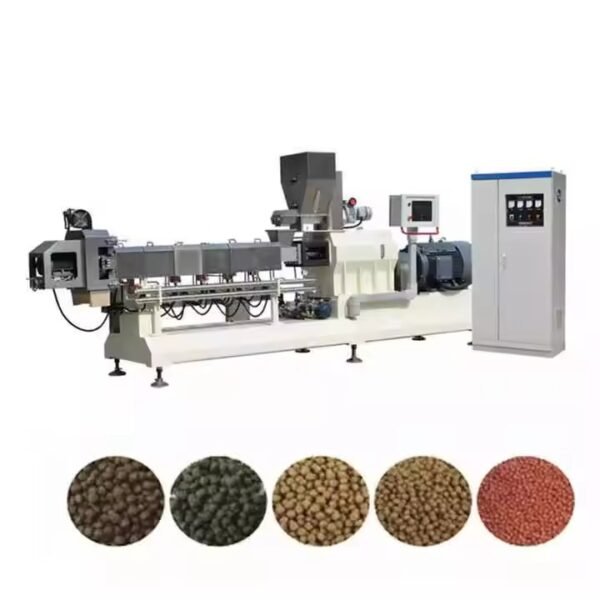 Modern pig feed production line facility with automated equipment