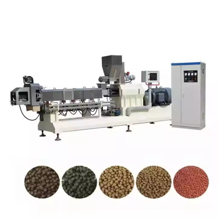 Modern pig feed production line facility with automated equipment