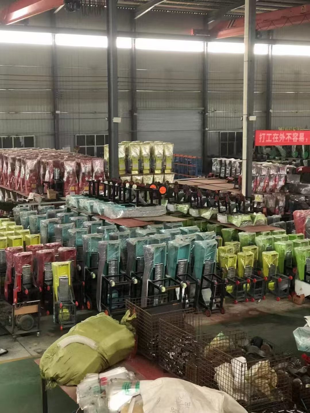 modern feed pellet production line facility showing complete equipment layout