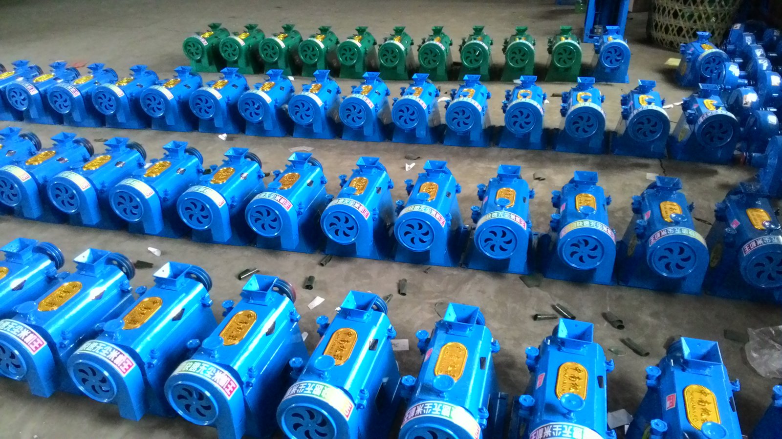 Modern poultry feed production line in operational UK feed mill facility