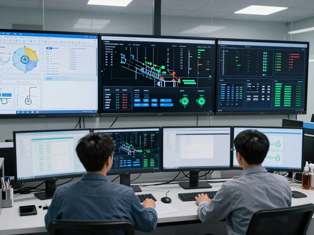 intermediate automation system with SCADA monitoring intermediate automation system with SCADA monitoring
