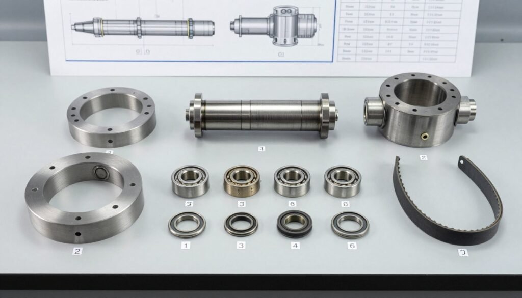 pellet mill die roller bearings spare parts maintenance components