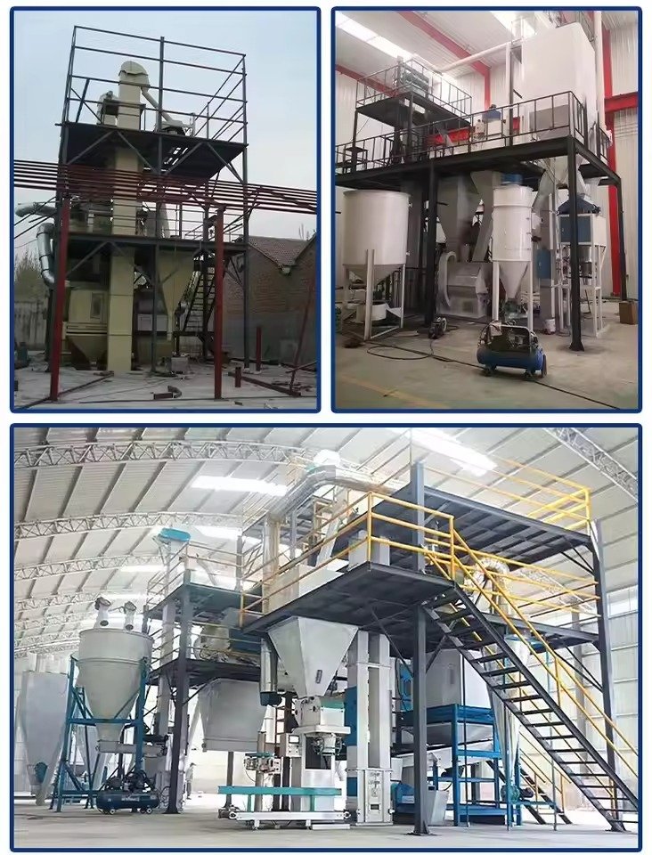 custom configured poultry feed production line with specialized modules for wholesale operation showing modular design flexibility