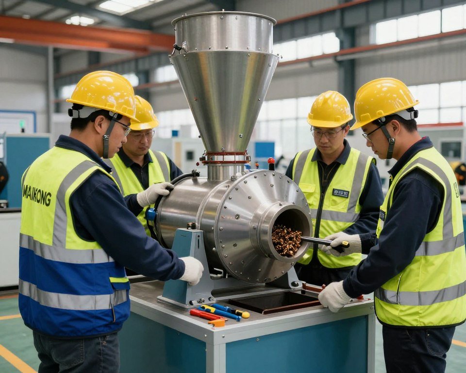 technical team conducting equipment installation procedures technical team conducting equipment installation procedures