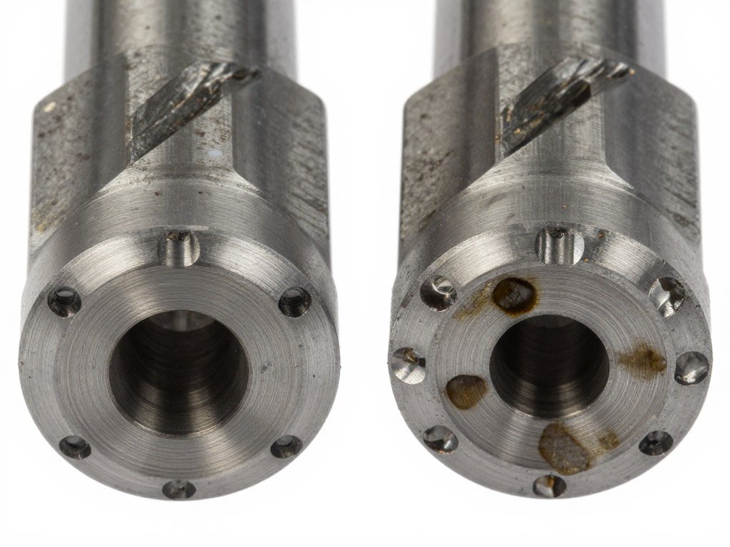 Comparison of die wear patterns at different load levels
