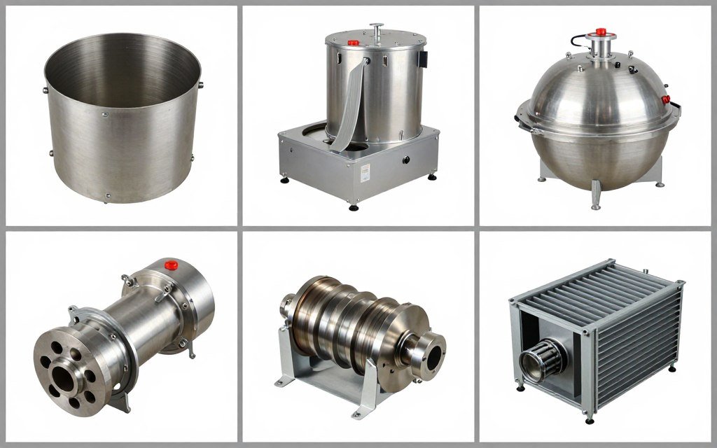 Detailed component photos of MK-L003 series equipment