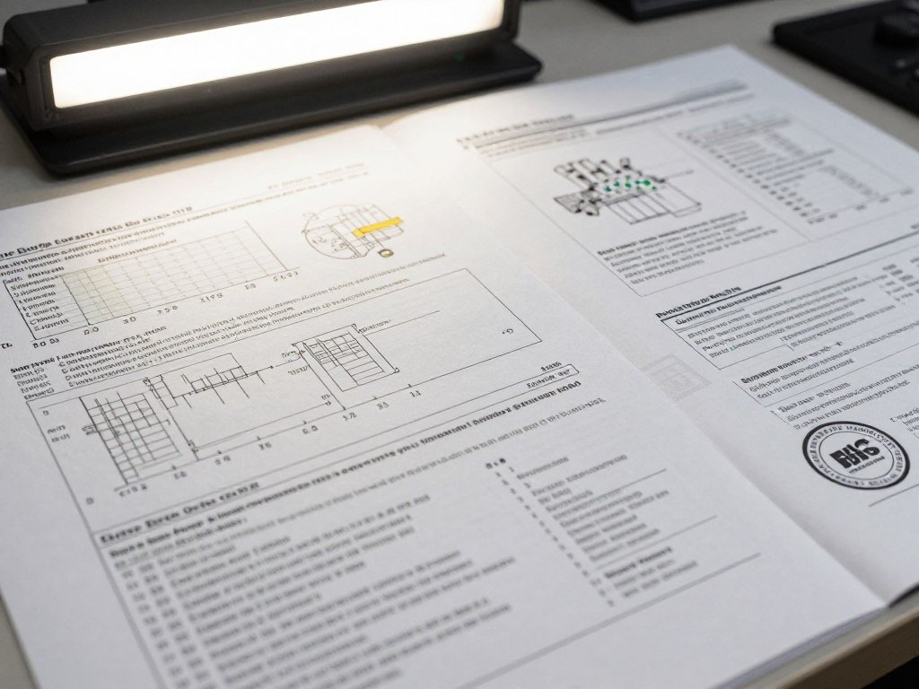 Detailed technical specification sheet for fish feed pellet mill machinery