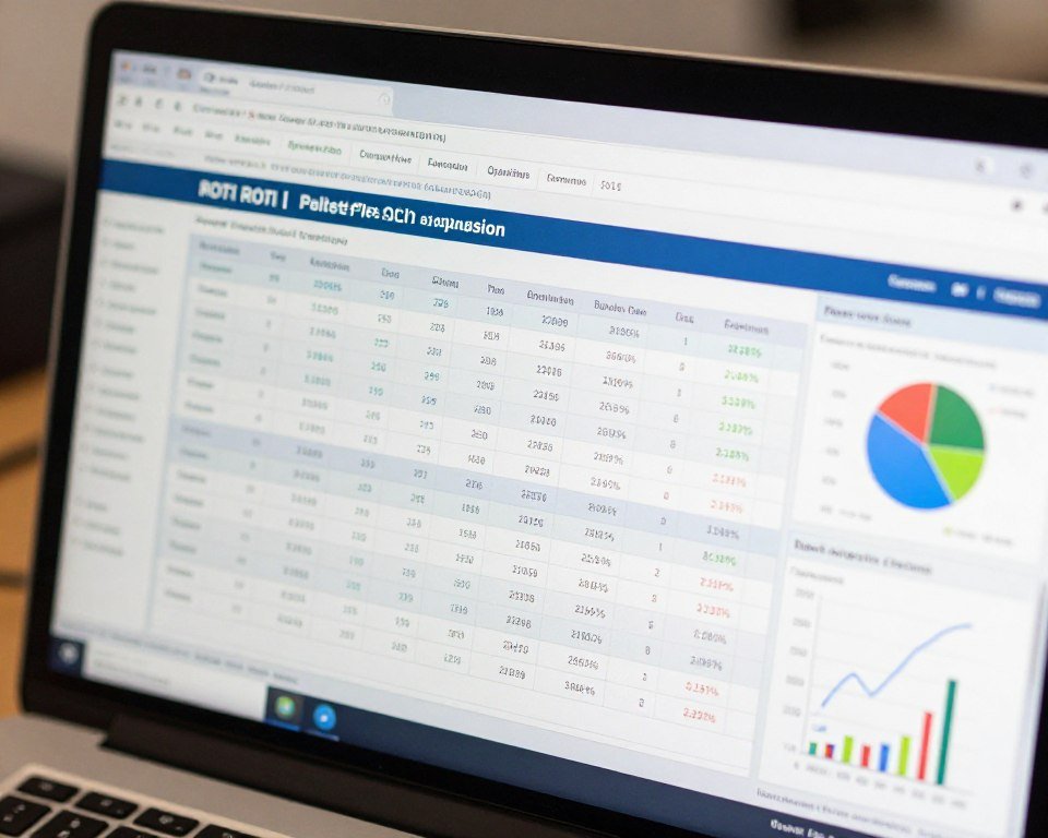 Financial analysis spreadsheet showing pellet production line ROI calculations