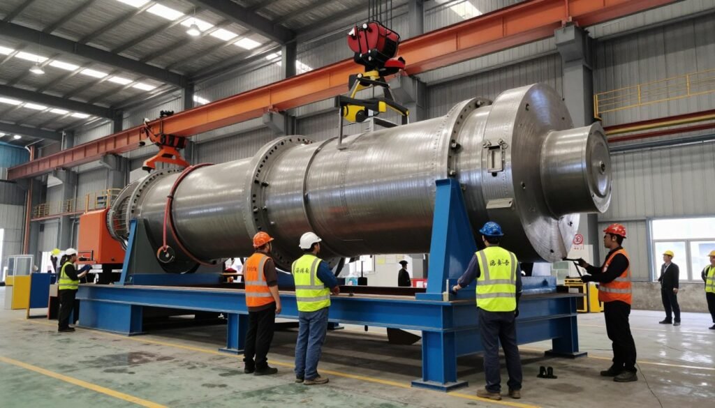 Installation team positioning equipment