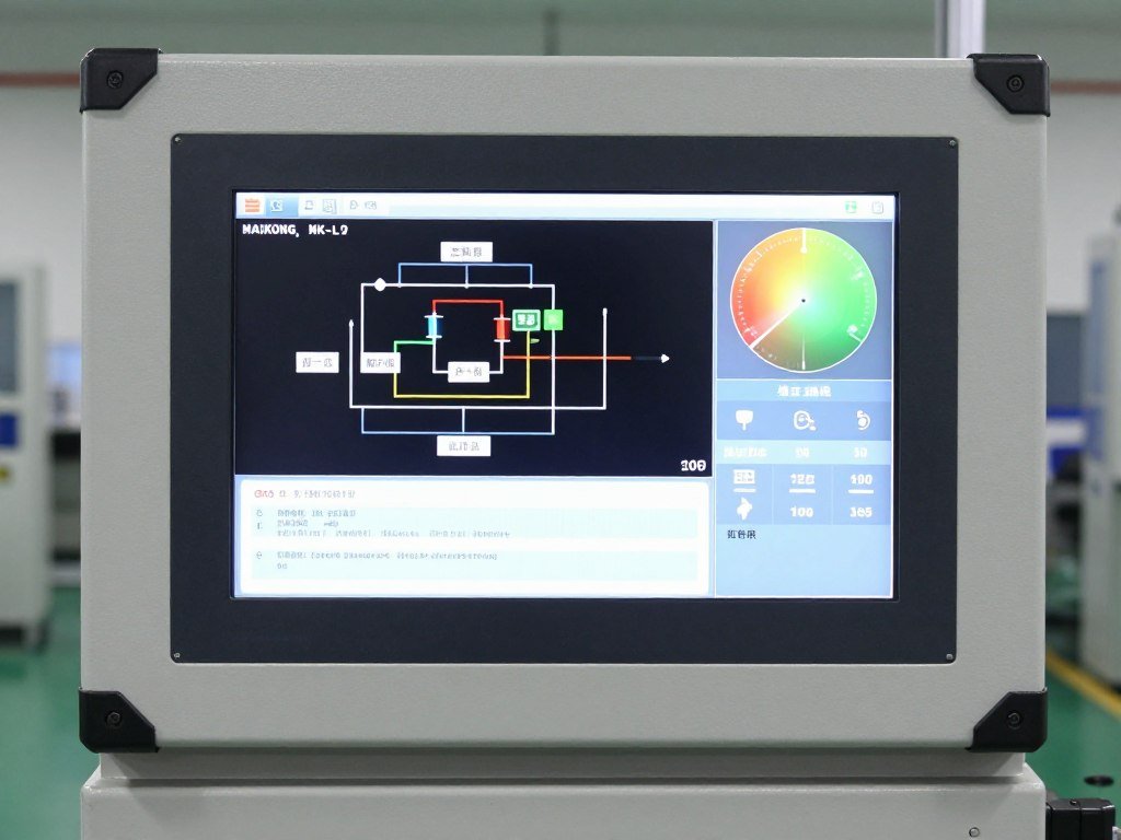 MAIKONG MK-L003 control panel interface showing operational parameters MAIKONG MK-L003 control panel interface showing operational parameters