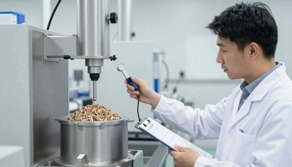 MAIKONG quality control inspection of biomass pellet production equipment