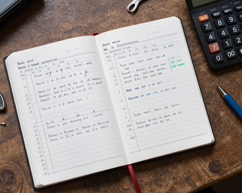 Maintenance logbook showing increasing repair frequency