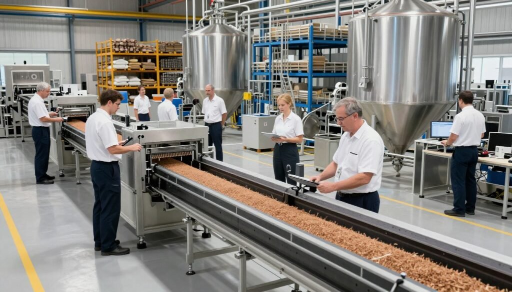 Modern British feed mill with effective spare parts management