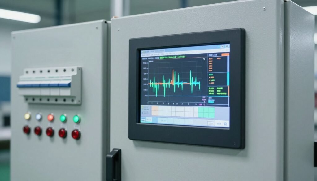 Modern PLC control panel for biomass pellet production line