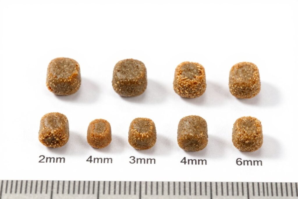 Pet food pellet quality samples