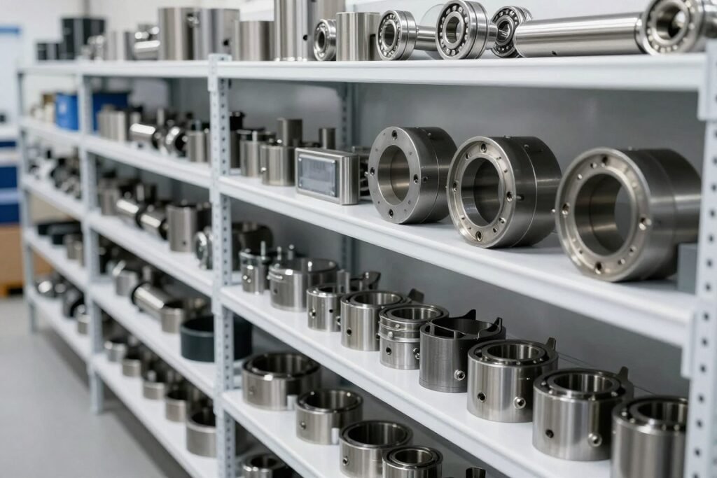 Spare parts inventory for feed pellet production line including dies and wear components Spare parts inventory for feed pellet production line including dies and wear components