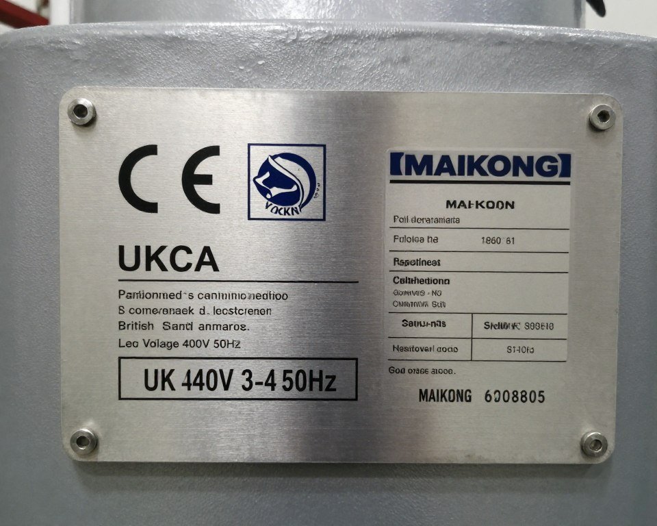 UK electrical compliance certification for pellet production equipment