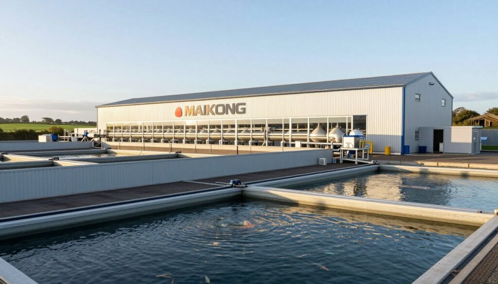 UK fish farm using MAIKONG production line for in-house feed manufacturing