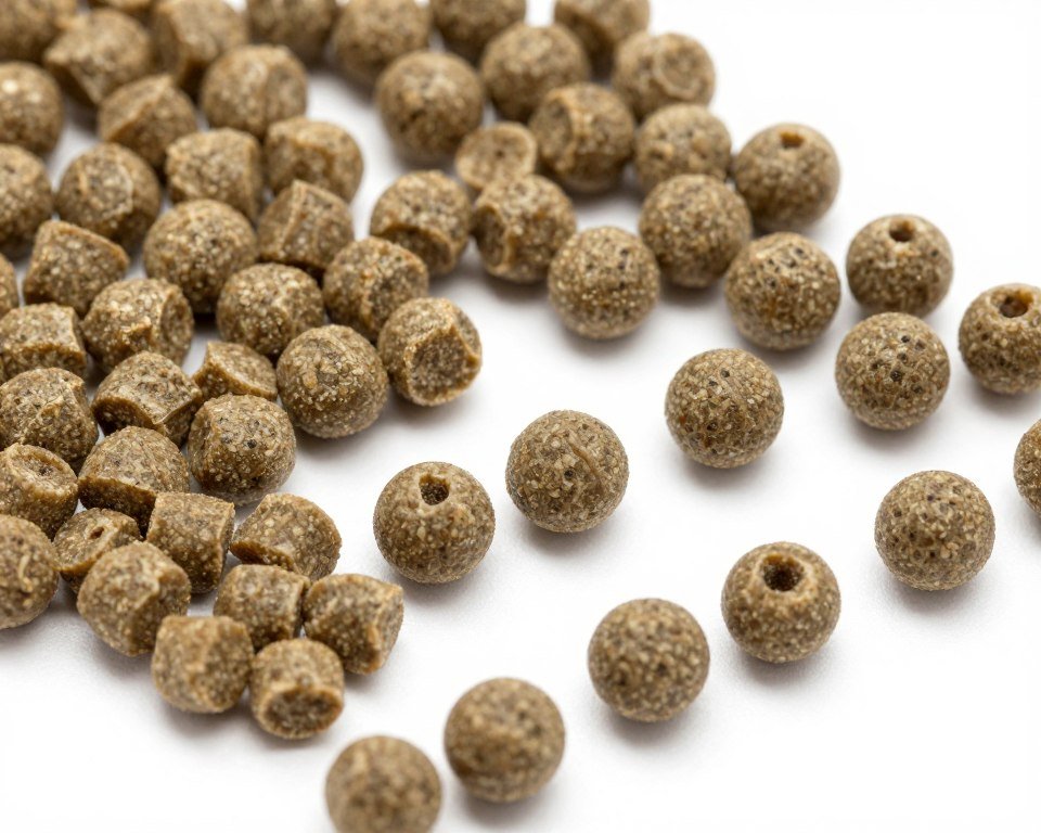 Various pellet sizes from 2mm to 6mm diameter