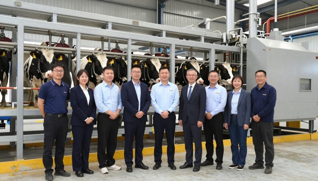 cattle feed production line UK successful installation team cattle feed production line UK successful installation team